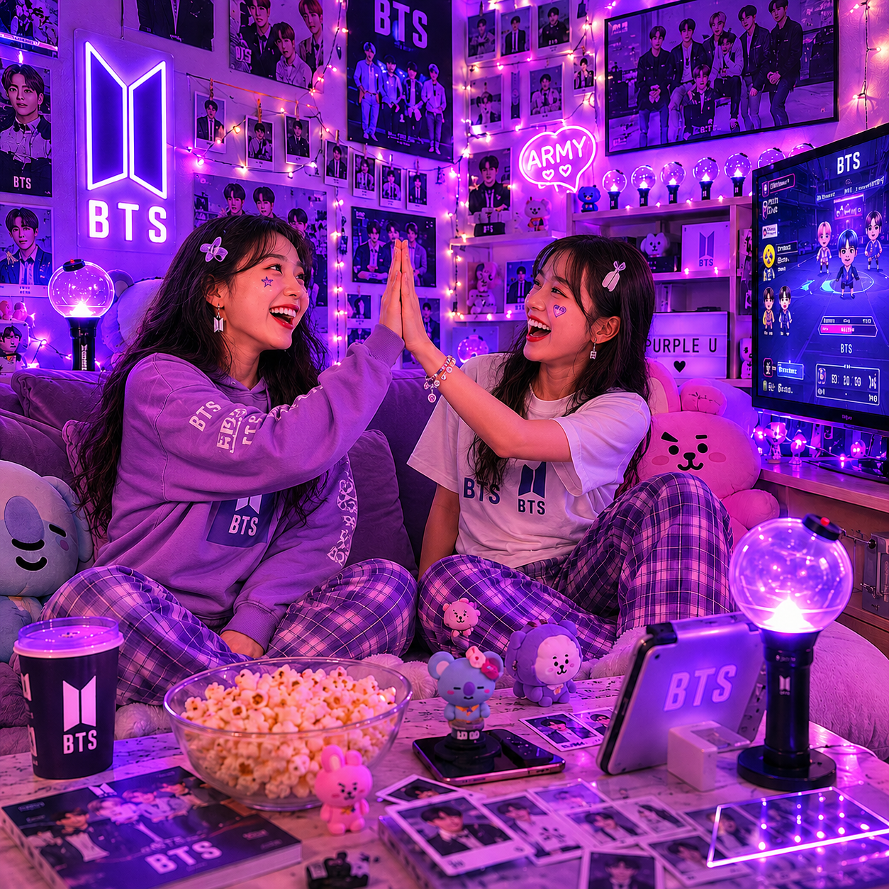 Play fun BTS themed games